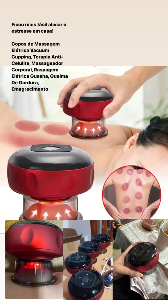 Smart Electric Vacuum Suction Scraping Therapy Massager