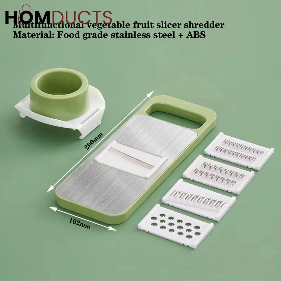 5 in 1 Vegetable Cutter Stainless Steel