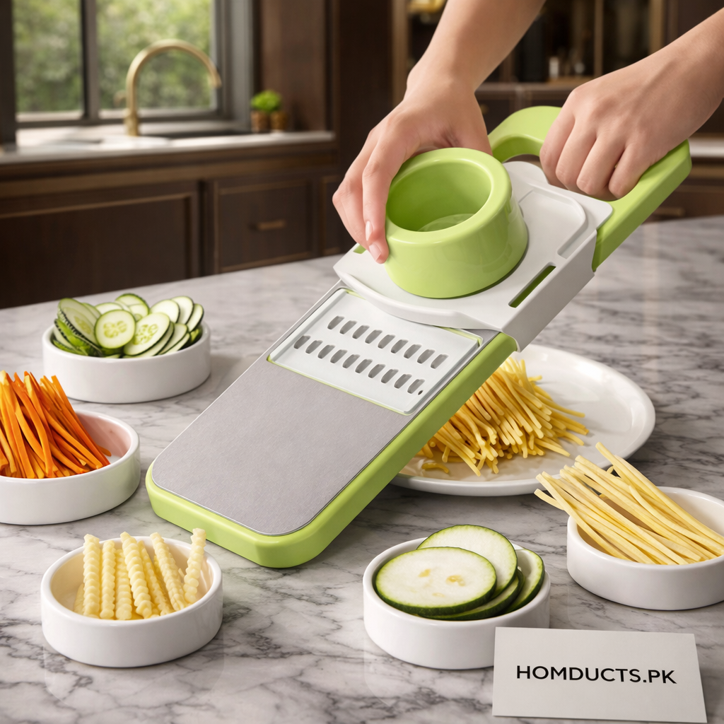 5 in 1 Vegetable Cutter Stainless Steel